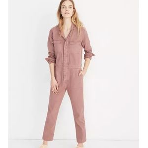 Madewell NWOT Dusty Pink Coverall